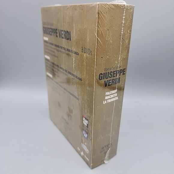 Opera Exclusive Giuseppe Verdi Falstaff Macbeth La Traviata TDK Gold Edition New - Picture 3 of 12